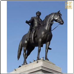 大型騎馬景觀人物雕塑 